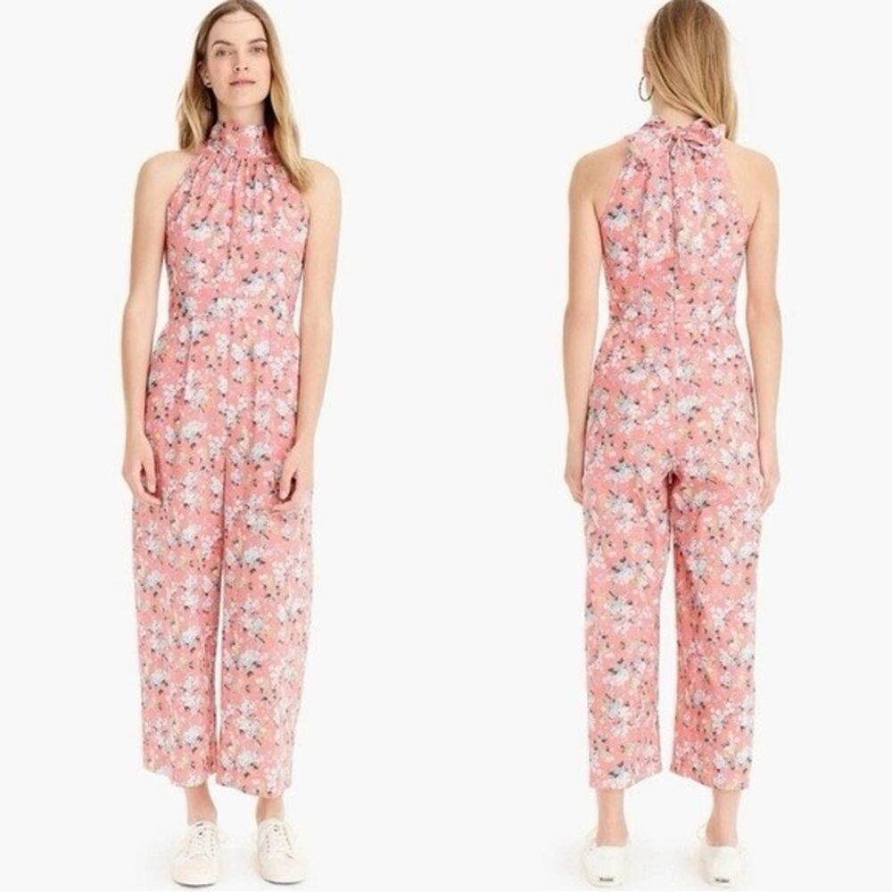 J Crew High-neck jumpsuit in Liberty Print Josephine floral Size 4 Feminine Chic - Picture 5 of 9